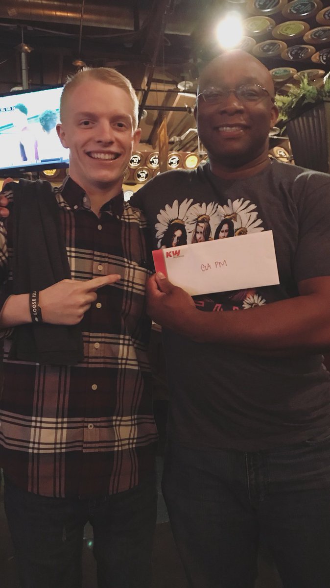 kw_beverage's tweet photo. winners of some world beer festival tickets! congrats to the both of you! see y’all next saturday! #colabeerweek #distributefun https://t.co/colJpUAvkd