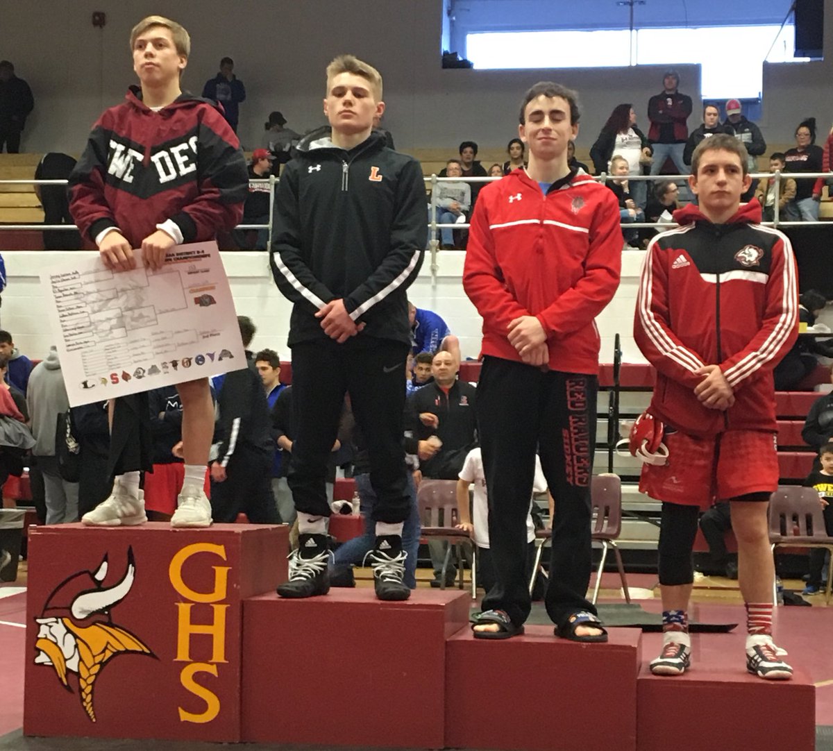 Colton “Stone cold, so bold, pinning never gets old” Peckham 3rd at B4 Districts and state qualifier <a href="/SidneyRedZone/">The Red Zone</a>  <a href="/MikeABrockhaus/">Mike Brockhaus</a> <a href="/colton_peckham/">Colton Peckham</a> <a href="/RLBrownSports/">Randy Brown</a>