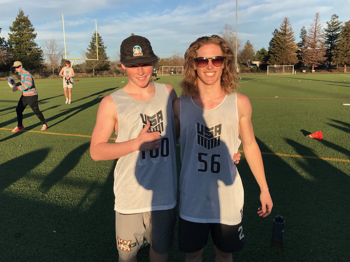 These two legends are representing Edina &amp; their community trying out for the USA Ultimate U20 National Team! Great accomplishment Sam &amp; Loko, we’re cheering you on from back home 🇺🇸