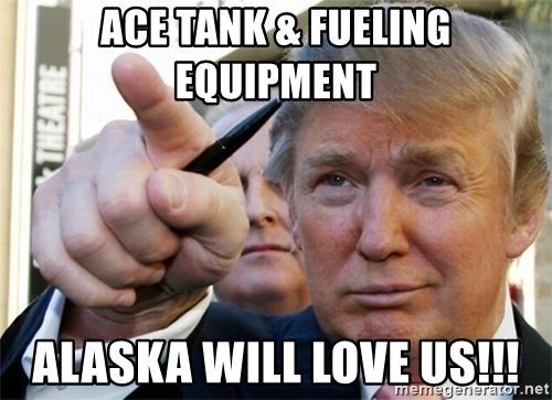 BryanAcetank's tweet image. Ace Tank &amp;amp; Fueling Equipment is ready to provide our Alaska clientele aboveground and belowground tank equipment and solutions for various markets including both the retail and commercial fueling segments. Contact me, Bryan Powers, Territory Manager. acetank.com