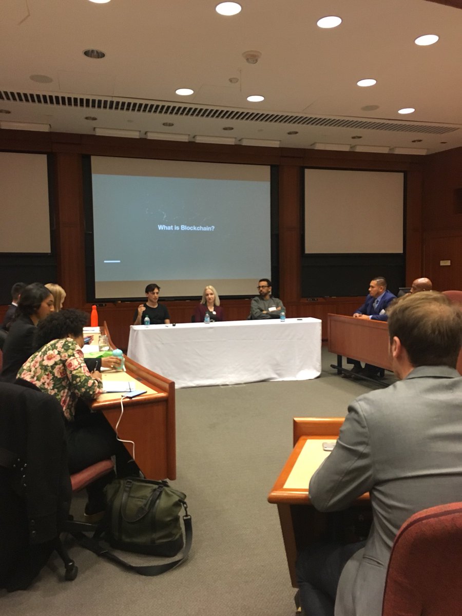nikhila127's tweet photo. Just attended an informative discussion about #blockchain! #SECON2018 #stayinMA https://t.co/bmQKYjAJGW