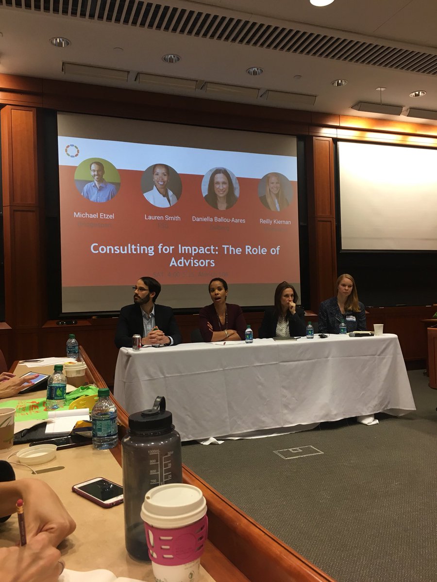 nikhila127's tweet photo. The next discussion: consulting for impact! #SECON2018 https://t.co/iOlfolPCxV