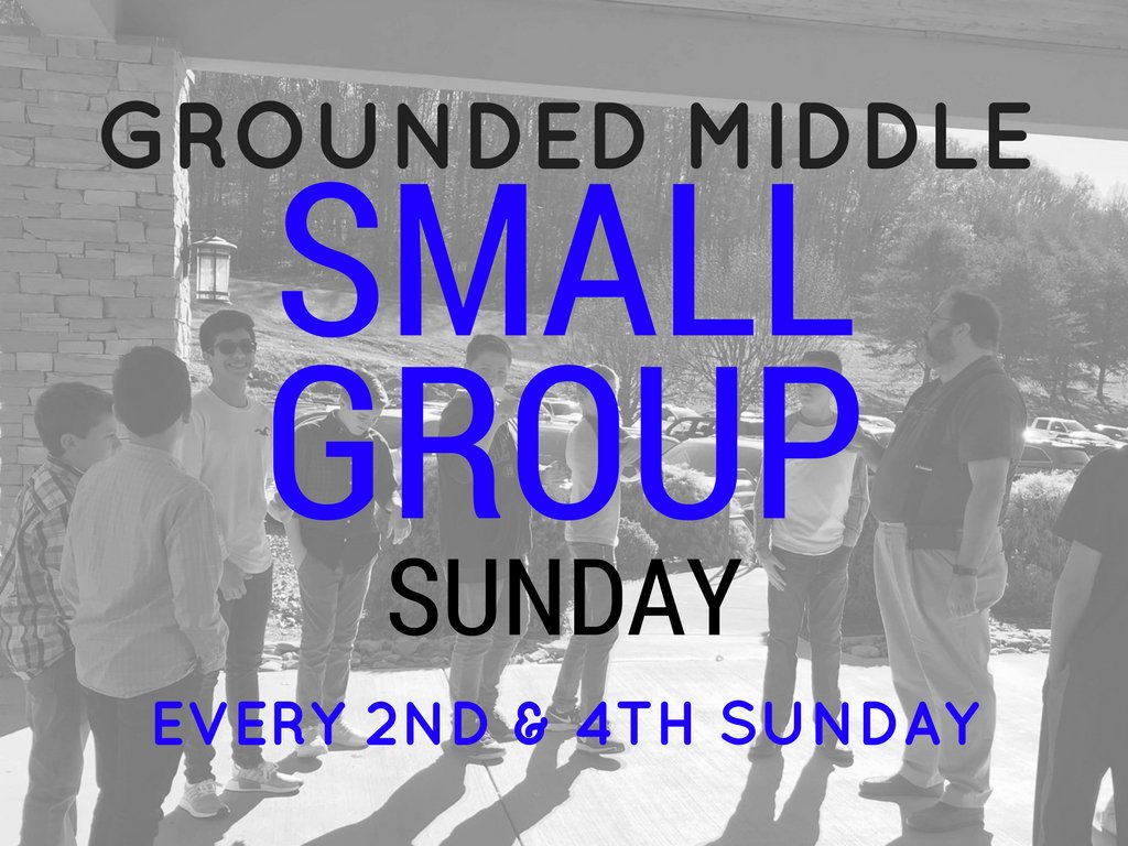 GroundedMiddle's tweet image. WE'RE SO EXCITED ABOUT TOMORROW MORNING!  It's Small Group Sunday in Grounded Middle!  Join us for awesome worship &amp;amp; a powerful message before we break into small groups to talk about what's been going on in each others lives!  Come be part of small groups at 10 or 11:30a.m.!