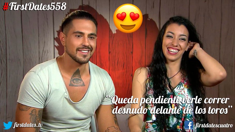 firstdates_tv's tweet photo. Vicente y Sara se quieren seguir conociendo. Dejar los prejuicios a un lado para una segunda cita siempre puede traer cosas buenas #FirstDates558 https://t.co/K7ZrmLUOps https://t.co/w9CFhBYdoe