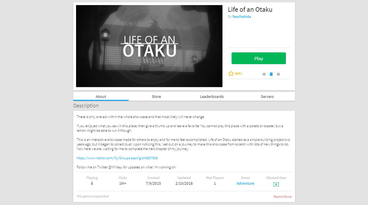 Roblox Otaku Life