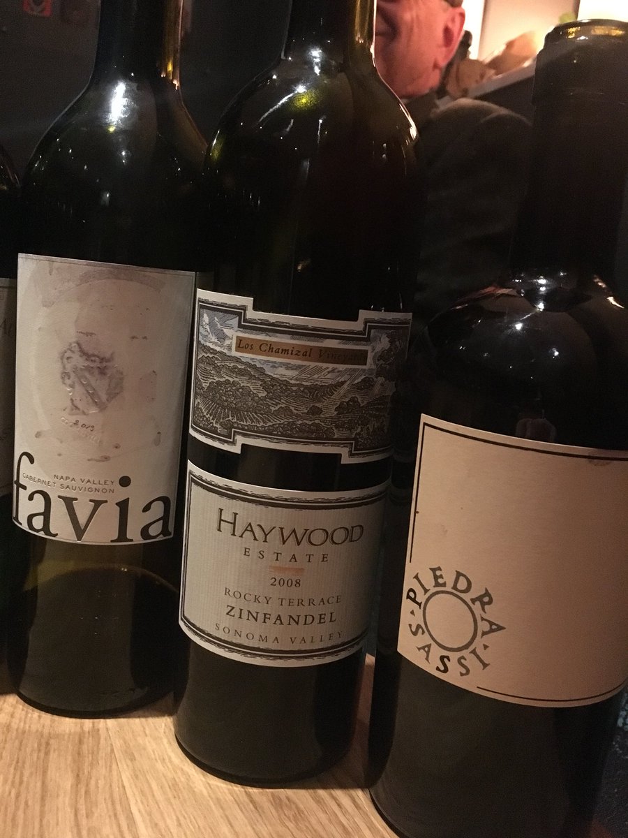 jcericsson's tweet photo. Wow what a USA trip we got last Monday!! @CHChampagneIRE #henriot #kistler #chateaumontalena #dominus #ridge #santacrus #napavalley #sassinorman #favia #haywood #chateaumargeau https://t.co/fJnPPhtbem