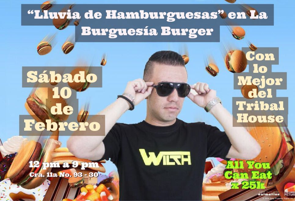 djwilth's tweet photo. Amig@s nos vemos HOY HOY HOY en Lluvia de Hamburguesas!!!
#LaBurguesiaBurger #Beer #Music #OverdoseMusicAgency #Wilth #Dj #ShowDj #ElectronicMusic #TribalHouse https://t.co/AnKyaPhXOT
