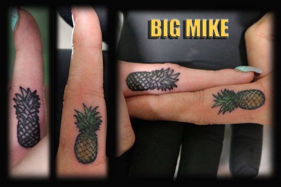 Daddy Jacks Tattoos on X: Micro Pineapples by Big Mike! #blackandgreytat  #blackandgreytattoo #blackandgreytattoos #colortat #colortattoo  #colortattoos #fruittat #fruittattoo #fruittattoos #pineappletat  #pineappletattoo #pineappletattoos #microtat