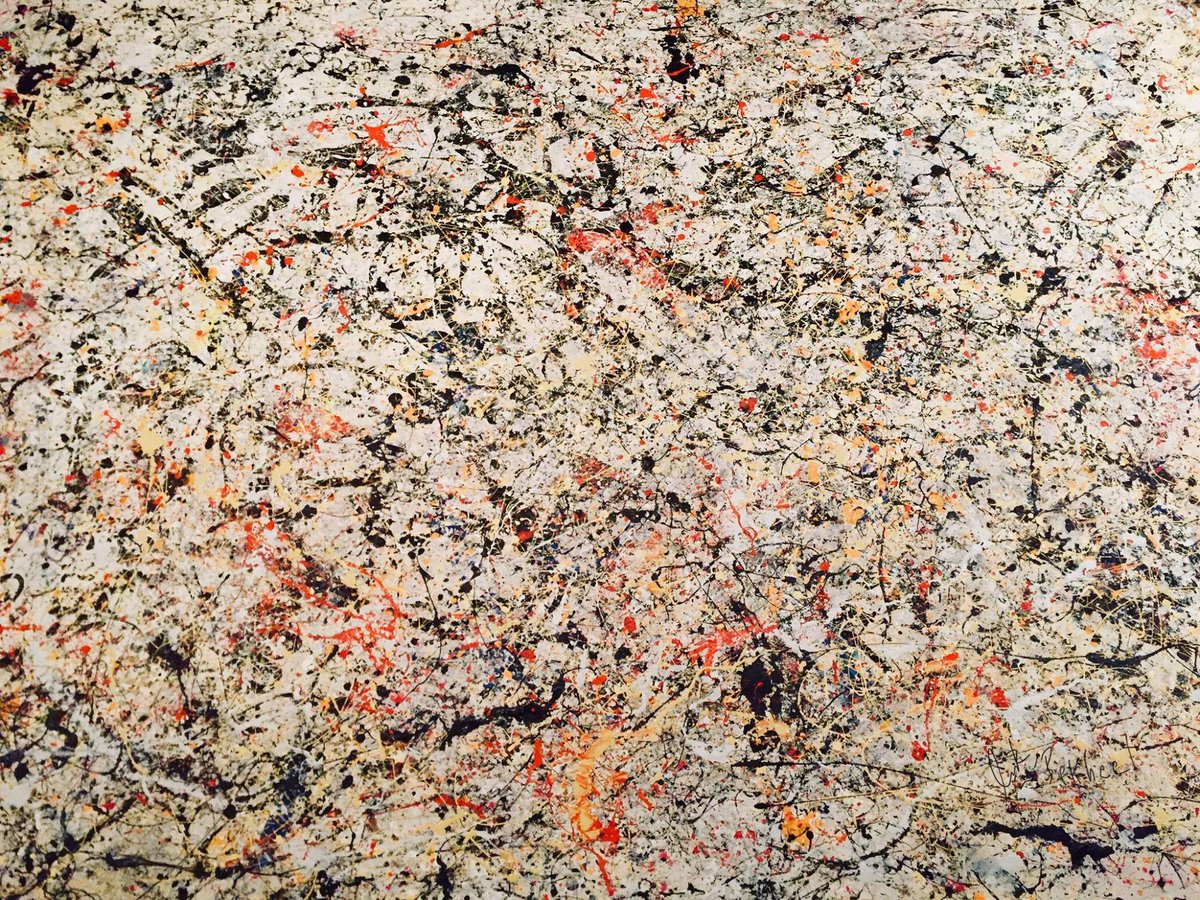 voaJazz's tweet photo. #Labyrinth: an #abstract #expressionist #painting on #canvas (336 cm X 214 cm 
unstreched) by #DiaaBekheet  #art #paintings #black #white #orance #colors  #gallery #artistsoninstagram #artwork #abstractartist #abstractpainting #artist  #expressionism #impressionism https://t.co/xiOZPTpwcl