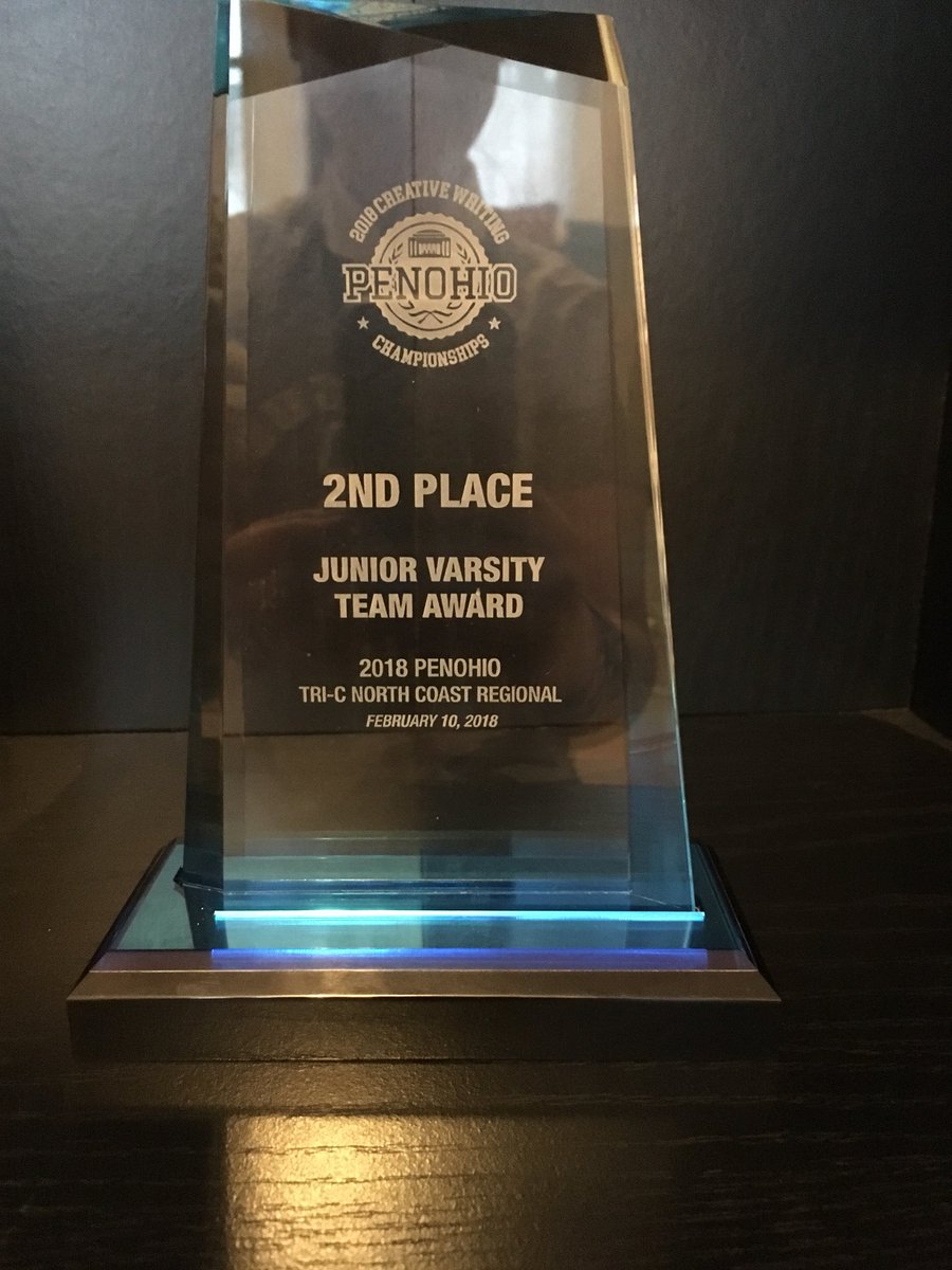 South’s #PenOhio JV team (9th &amp; 10th grade) earned 2nd place today at the regional tournament! #RebelPride