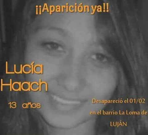 Lusilyx's tweet photo. Lucía tiene 13años , fue a clase de Inglés y no volvió .
A la clase nunca llegó .
Sabemos que el Estado no busca , encuentra. Por eso compañerxs les pido que por favor difundan la imagen de Lucía en todos los espacios posibles. https://t.co/tMwrjEsLyd