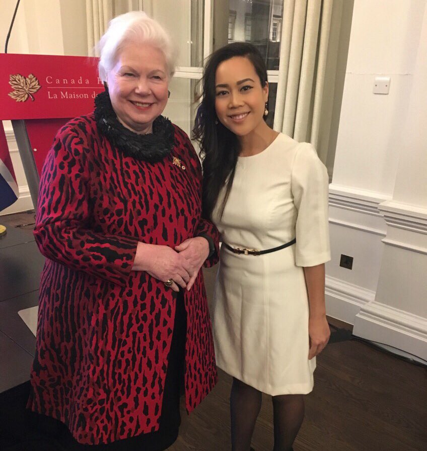 alisha_koumphol's tweet photo. Teach girls to be BRAVE not perfect, RESILIENCY, and STRENGTH. Tonight we celebrated gender equity in STEM. A motivational  conversation with women leaders in science from the UK and Canada! #Ryerson #STEM #CanadaHouse https://t.co/he42ZNBFnG