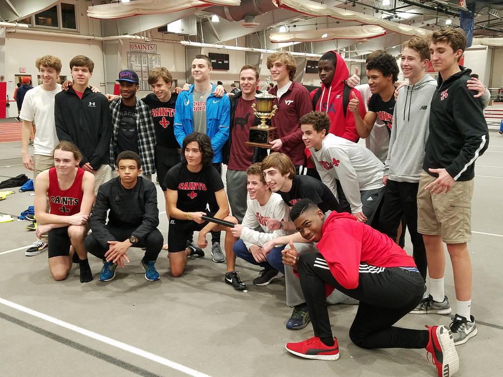 STCAthletics's tweet photo. Back to back Prep League Indoor Track champions! Elby Omohundro '19 was the meet MVP!
#StCVATrack https://t.co/LhlokXoDlN