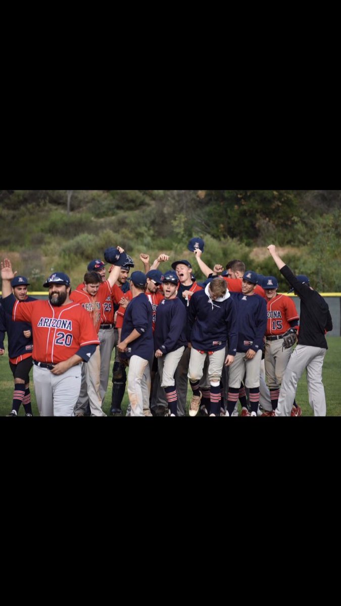 UofAClubBall's tweet photo. IT’S GAME DAY! The season starts off with a opener against @csufcb in Placentia, California! First pitch is at 5 PM under the lights. https://t.co/Q4o8E6HHpk