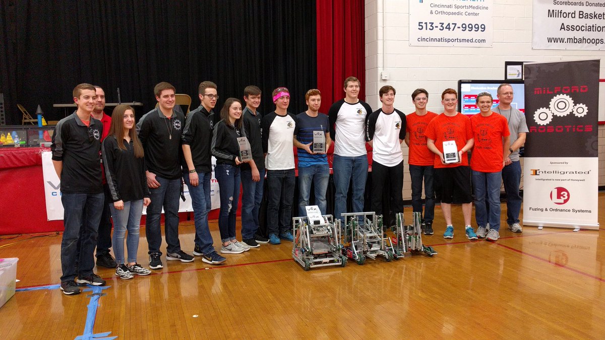 NU_Robotics's tweet photo. Great day for NU at the Milford High School Qualifier! Tournament Champions #6008z & #6008d, Excellence and Skills Awards for @deltaforce6008d #omgrobots #NUpride @NUHS_Principal @REC_Foundation @VEXRobotics https://t.co/bDTT3LCw8G