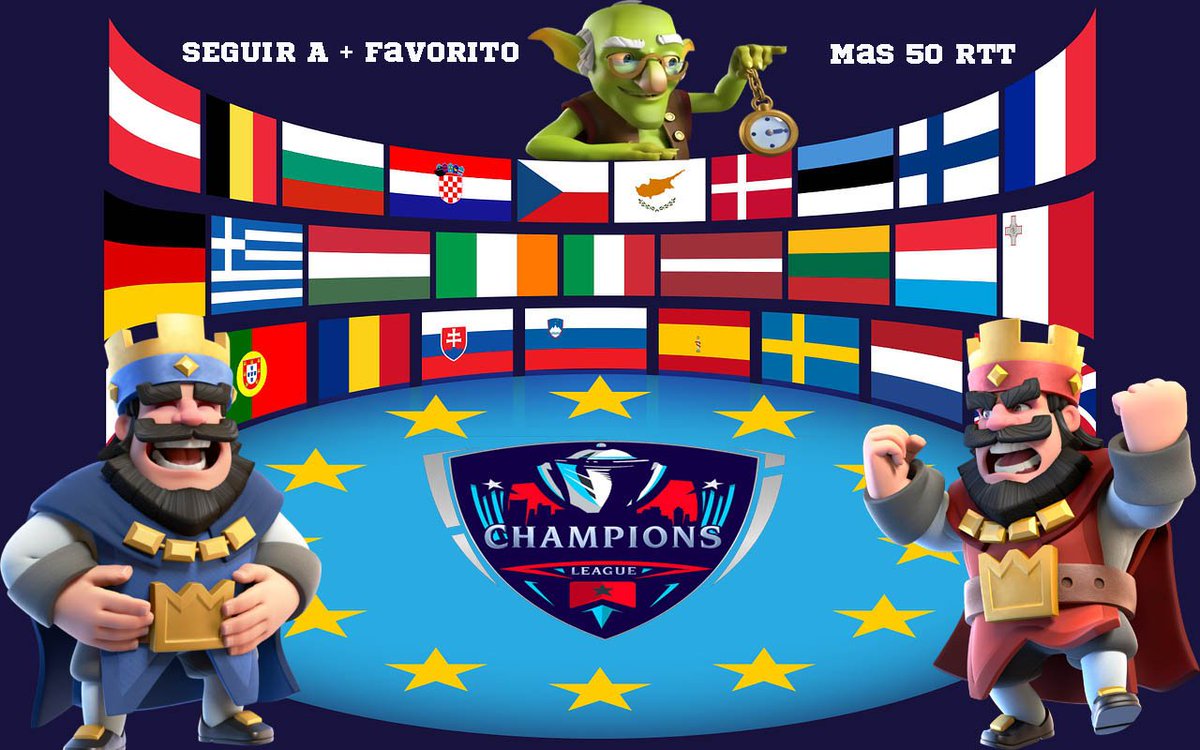 REQUISITOS PARA ENTRAR EN LA LIGA.
1.- Seguir a @royalegfx
2.- Seguir a <a href="/denotorioux/">denotoriouX</a>
3.- Seguir a <a href="/GamingBulls/">The Bulls Gaming</a>
4.- Seguir a <a href="/crchampionsle/">Absolutemx</a> 
4. – CONSEGUIR 50 RETUIT &amp; MG a este tuit
5.--- Mandar captura via MD