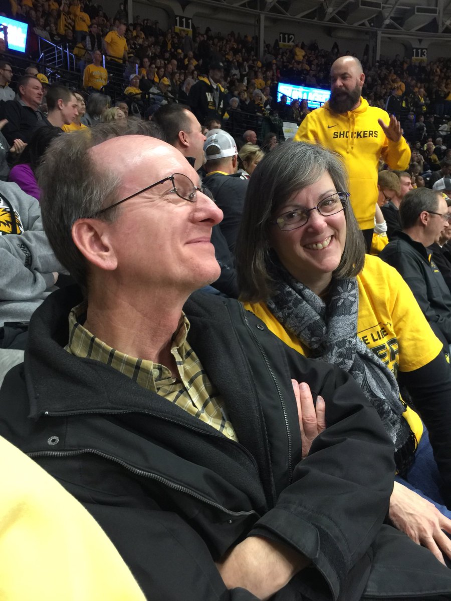aiamicah's tweet photo. My awesome in-laws enjoying the game today!!! ❤️ I had to tweet it for them! 😁 #watchus https://t.co/pHaWvJVPBs