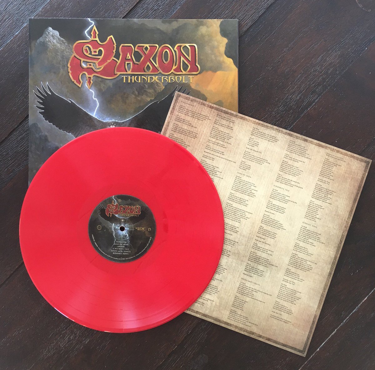 MoKnowsMetal's tweet photo. The Eagle Has Finally Landed! #Saxon “Thunderbolt” 🦅⚡️
Time to Start Getting My Mind Right for the 2018 Tour...
#MilitiaGuard 
@goc1978 @UniqueHiFi @kimbohellyeah @Suzanne_deMello @EdmondCrabtree @skepticbenjamin @markiedotpunk @Edmon188 https://t.co/e7w3wlzmvl