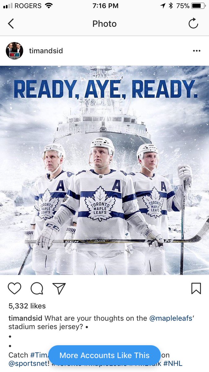 decosweens's tweet photo. I see the Toronto Maple Leafs inspiration on the new stadium series uniforms #leafs #leafsnation #michelinman https://t.co/t1V6RtIWbo