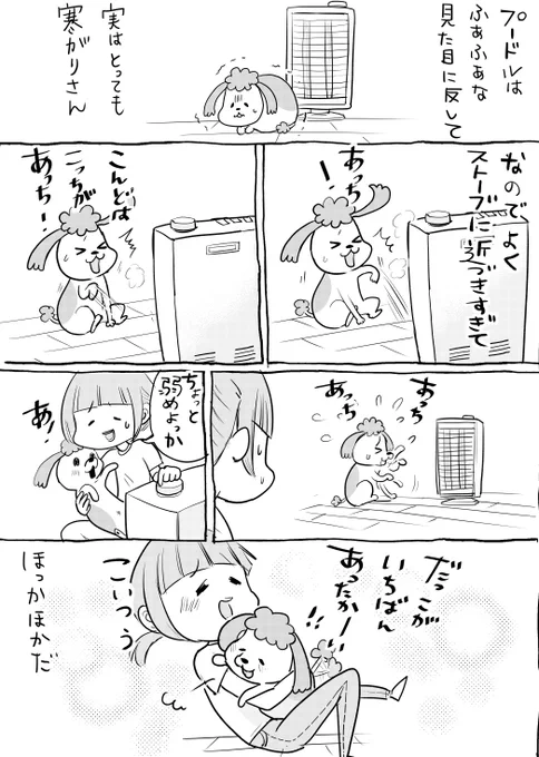 犬と猫どっちも飼ってると寒い冬もホッカリしたりひんやりしたりで毎日たのしい 