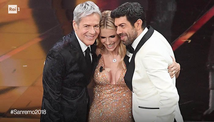 Grazie per averci seguito e ora l'ultima puntata del #Dopofestival
#Sanremo2018 
<a href="/pfavino/">Pierfrancesco Favino</a>  <a href="/m_hunziker/">Michelle Hunziker</a> <a href="/ClaudioBaglioni/">Claudio Baglioni</a>