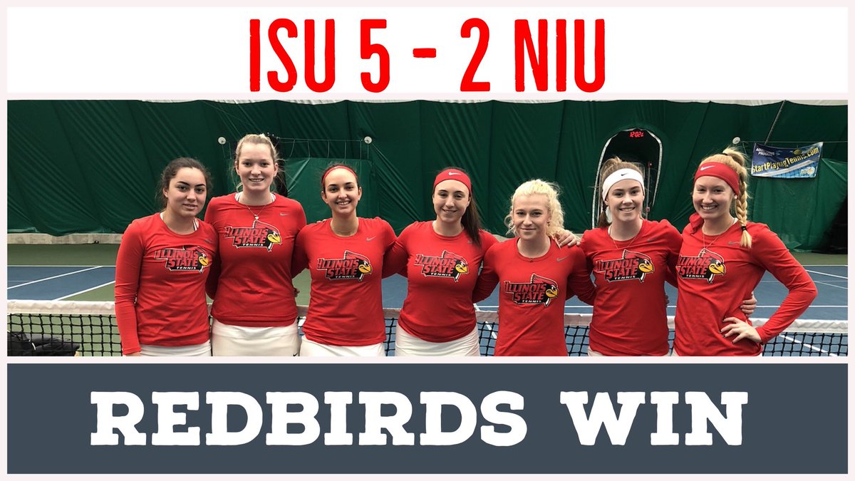 RedbirdWTEN's tweet photo. That’s a Redbird win!! We took the doubles point and wins at #1, #2, #3 and #5 singles spots. 💪🏻🎾🔥 https://t.co/twRNQgVqaT