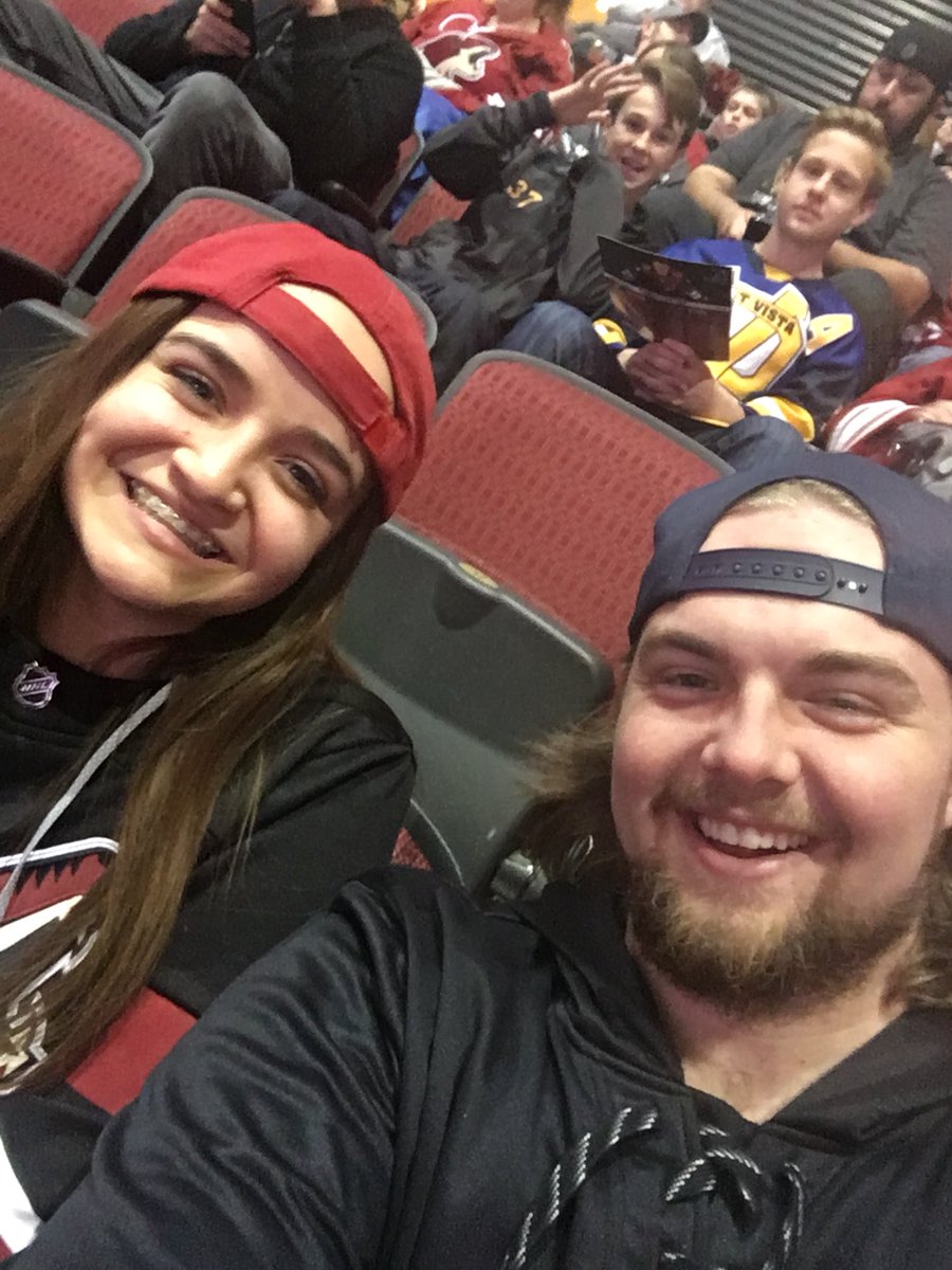 WalkerYancy's tweet photo. Sec 104. Row T. Seat 17,18. Happy 20th birthday to this beautiful girl ❤️#yotes https://t.co/x1Svt28OZ1