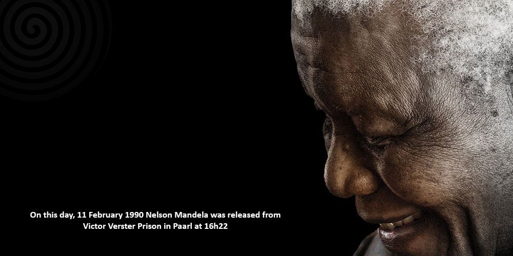 On this day, 11 February 1990 #NelsonMandela was released from Victor Verster Prison in Paarl at 16h22
db.nelsonmandela.org/speeches/pub_v…
