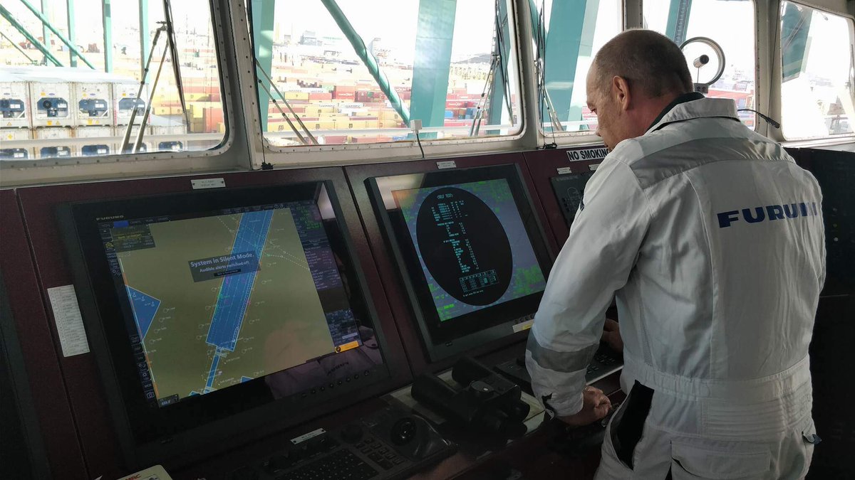 FurunoCyprus's tweet photo. #FurunoCyprus’ Michalis undertaking GMDSS Radio Surgery #MarineElectronics #shipping #maritime https://t.co/EEpZpOL62A