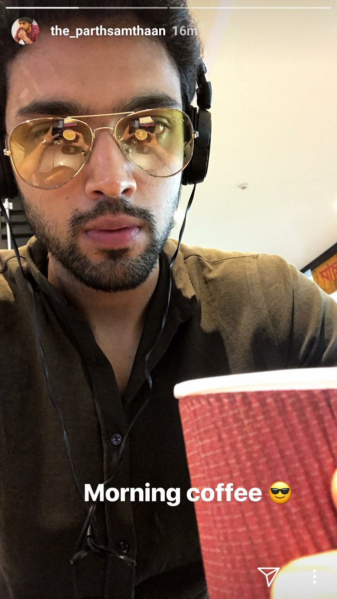 LaghateParth_FC's tweet photo. "Morning Coffee"
Parth Samthaan via Instagram Story βΊ
Samthaan, u made our Sunday mornings ππ
#SlayerSamthaan #Sundayvibes #SamthaansStyleStatement https://t.co/lteAnLgncr