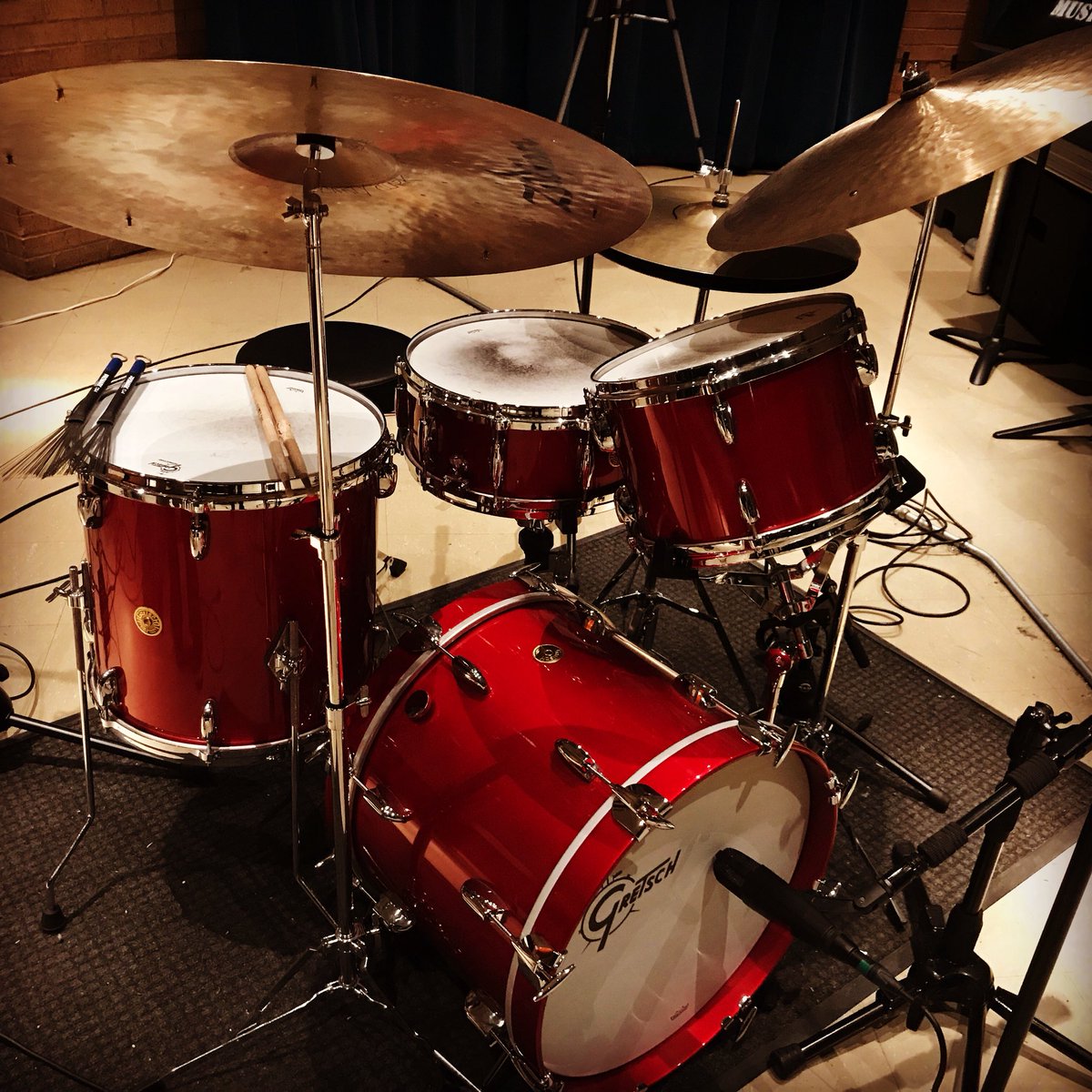 CbCDRUMS's tweet image. Nice session today
@gretschdrums 
#candyapplered 
@ZildjianCompany
