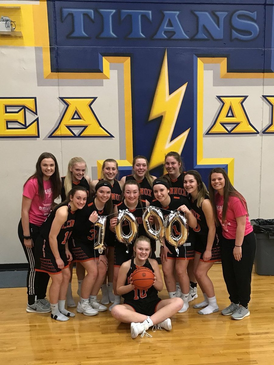 Congrats to our own Madysen Vlastuin on reaching the 1,000 point milestone today in Tea! #together
