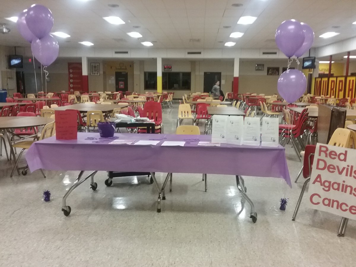 All set and ready to go. MHS boys basketball game. Great cause.
