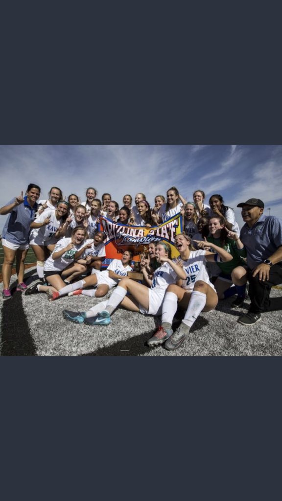 Jesssay30's tweet photo. WE ARE THE STATE CHAMPS!!💙🏆😈 #defendthehouse https://t.co/aG76XeDCeE