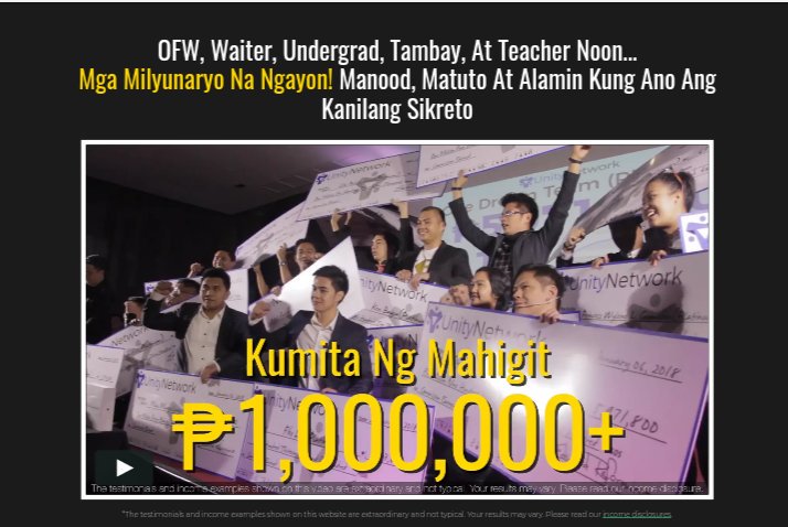OFW, Waiter, Undergrad, Tambay at Teacher noon...
Mga milyunaro na ngayon...
Oh....anu kaya ang kanila secreto?
Gusto mo malaman?
Panoorin mo ang kanilang kwento paanu sila kumita ng malaki  at maiinspire sa kanila.
Just click here 👉 bit.ly/AtMSysTem3