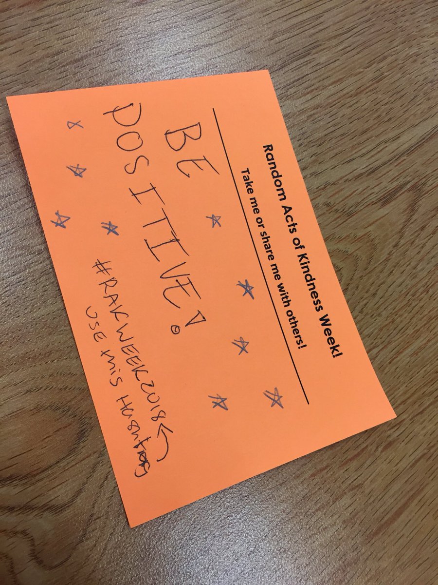 LiveLoveCounsel's tweet photo. Excited for Random Acts of Kindness Week! #sneakpeek #RAKweek2018 #outRHEAgeous #forneycounselors https://t.co/cMSsIunXOn