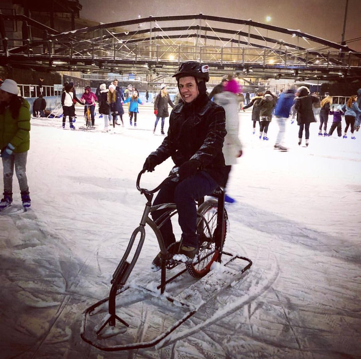 VisitBuffalo_'s tweet photo. Innovators of the ice - the 716-born #IceBikes of Buffalo.
#TravelBUF photo by @PatrickKaler. https://t.co/RQyRS8DnAs