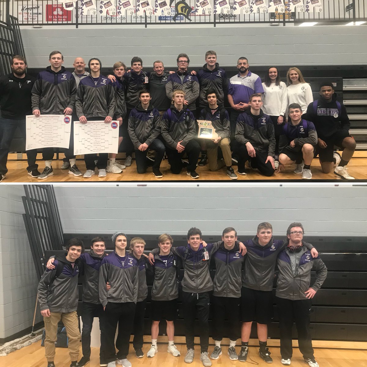 PHS_Athletics's tweet photo. 1st time since 1982 that the wrestling Indians won districts.  It’s also the most wrestlers that qualified in a year since then!  Great job to the wrestlers and coaches! https://t.co/8dRGZwXNdw