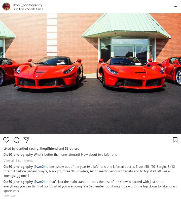 IF you like please follow on @0to60_photography on Instagram. #Ferrari