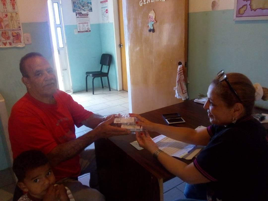 Entrega  de  medicamentos  0800saludya  en  el  municipio  seboruco  con  un  total  de 44 kit  de  medicamentos  entregados