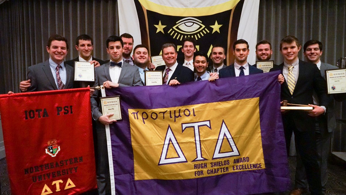Congratulation to <a href="/NEUDelts/">Northeastern Delts</a> at Northeastern University for receiving its third total and third consecutive Hugh Shields Award for Chapter Excellence. #DTDDC