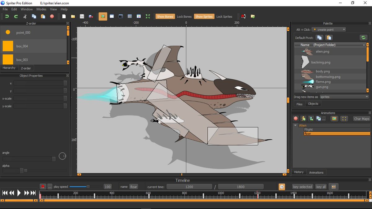madmarcel's tweet image. First time ever I&apos;ve had to switch to my Windows laptop for a gamejam, only place I&apos;ve got a copy of Spriter Pro installed. Let&apos;s see if I can connect all these hitboxes and action points up in the code.

#MovieGameJam #hitboxes #spriterpro