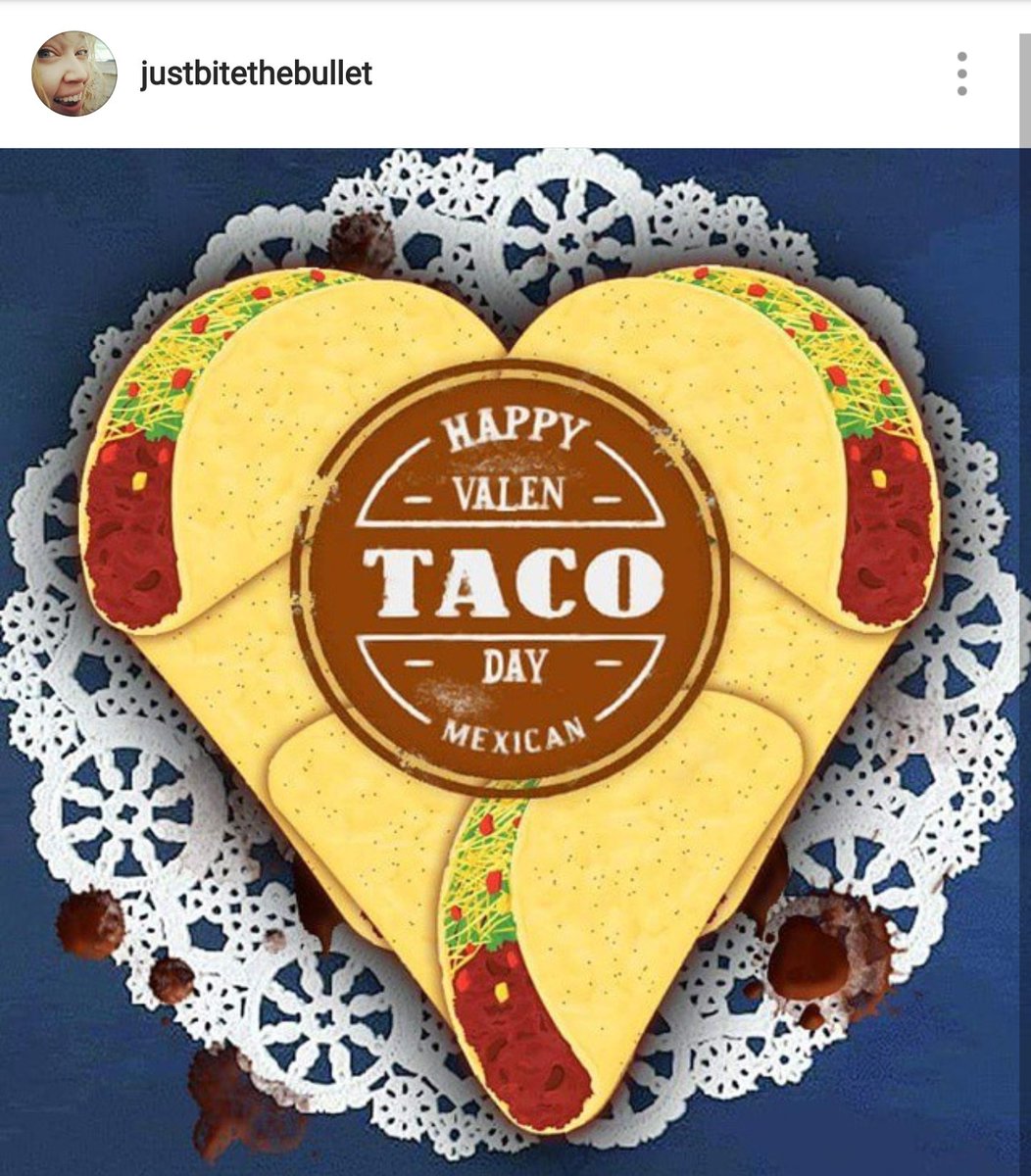 squeezycheeze's tweet photo. Valentaco Day... every year! #RenameValentinesDay https://t.co/CtOS2ydWXl