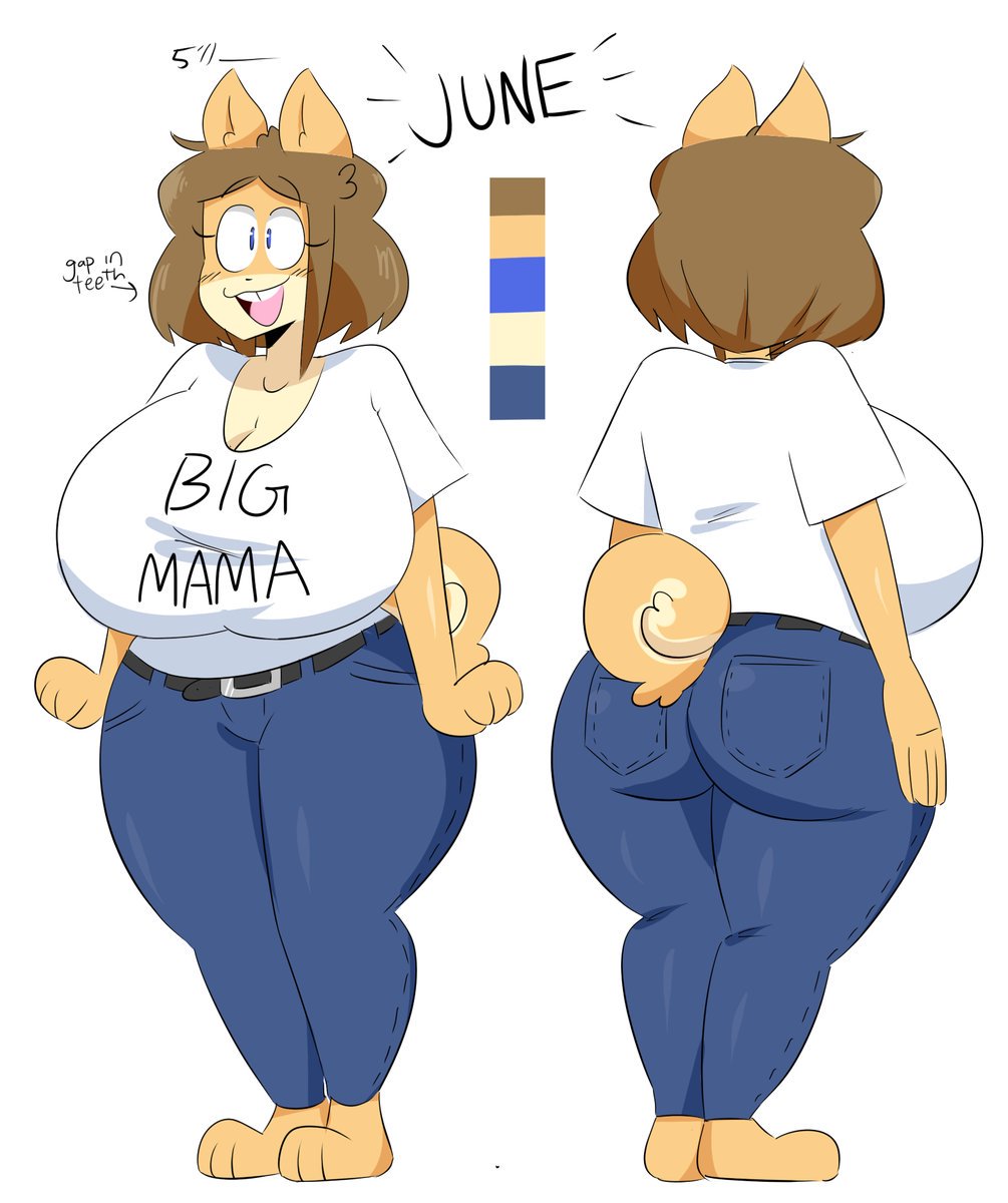 JuneDaMilfDoggo's tweet photo. “I-I think I'm a bit too old for you?"

⭐- Happy dog Mama
⭐- whistles when she speaks
⭐- #OpenRP #OpenDM
⭐- #SexRP #LewdRP / 18+
⭐- she loves to cuddles 
⭐- #Single and looking out
⭐- Don't ask how she fits in her jeans
⭐- Does things dog mom's do https://t.co/b9LWh5SMw4