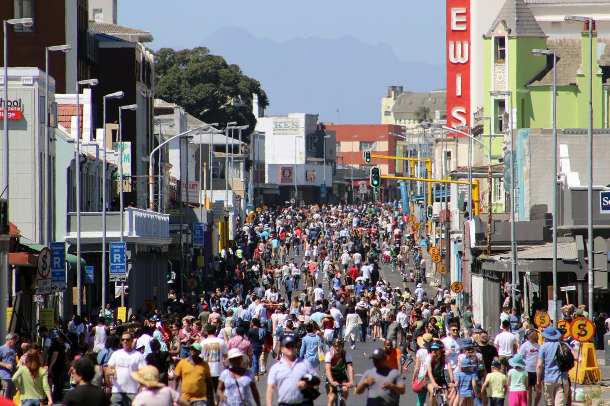 2 weeks from today Main Rd becomes a playground again #ItsYourSpace #OpenStreets #CapeTown <a href="/zipzapcircus/">Zip Zap Circus</a> <a href="/lunar_zoo/">Lunar Zoo</a> @djinvizable <a href="/CTRollerDerby/">CT Rollergirls</a> <a href="/ReclaimCT/">Reclaim the City</a> <a href="/CBM_SA/">CBM South Africa</a> <a href="/Explo4Knowledge/">explore4knowledge</a>
@nalibalisa <a href="/lovecapetown/">Love Cape Town</a>  @marimba_jam @selhearing <a href="/bikoemcee/">Biko MC</a> <a href="/Greenpop/">Greenpop</a> bit.ly/2Ed4igy