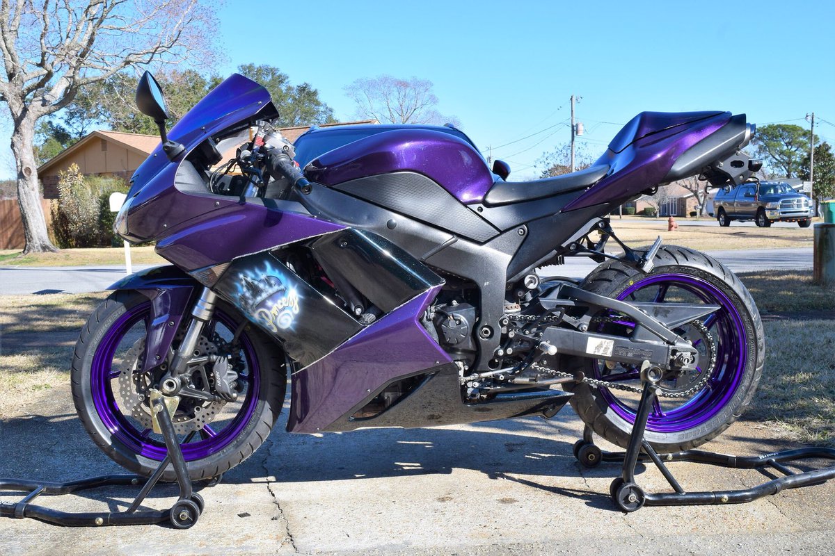 Momma's new baby!! Kawasaki Ninja 600 💜 #bikerchick #nwfriders