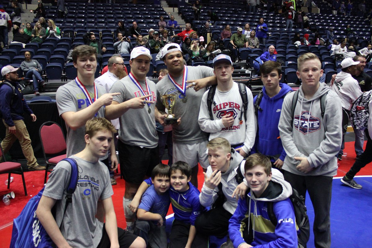 Casswrestling's tweet photo. 4th place finish as a team 5A. https://t.co/pPIIdJmEsw