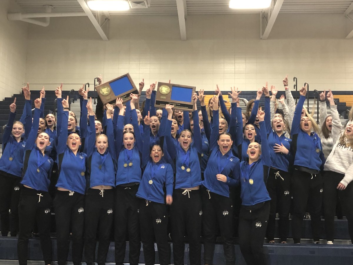 EVHSAthletics's tweet photo. Congrats to @Eastview_LDT on winning Section Championships in both High Kick and Jazz! On to State next Friday and Saturday at Target Center! https://t.co/jJaG0S2lXT