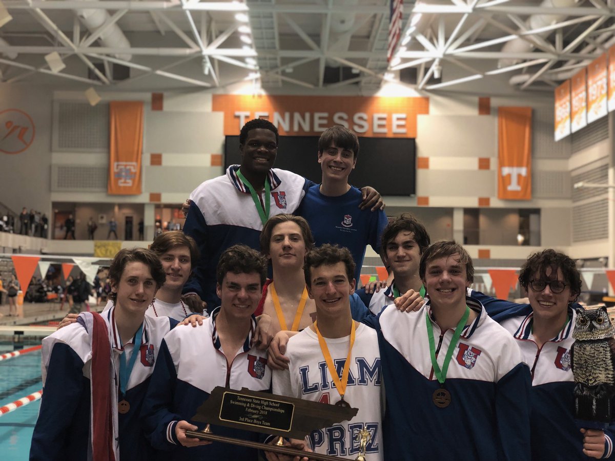 OwlBuzz's tweet photo. The varsity swim team wrapped up a great weekend with a 3rd place finish at the TN high school state swim meet! Go Aquatic Owls!! https://t.co/aoMQ5GSsaf