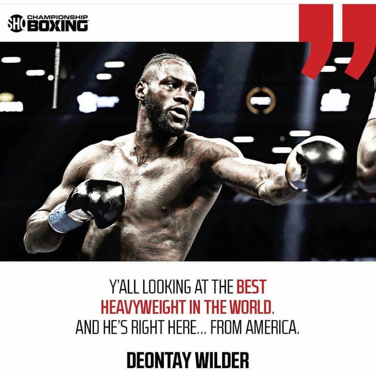 Deontay Wilder on X